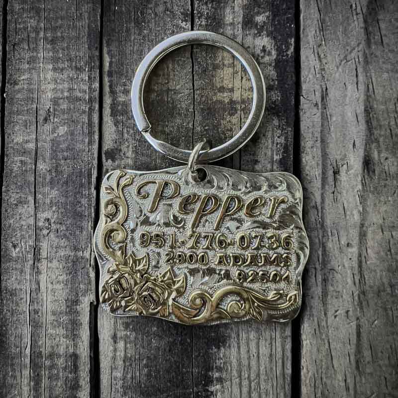 Custome Dog Tag - Hand engraved dog tags